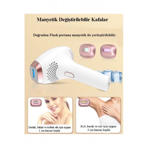 Tüm Vücut Lazer Epilasyon - IPL Lazer Epilasyon - Buz Lazer - 999999 Atım 